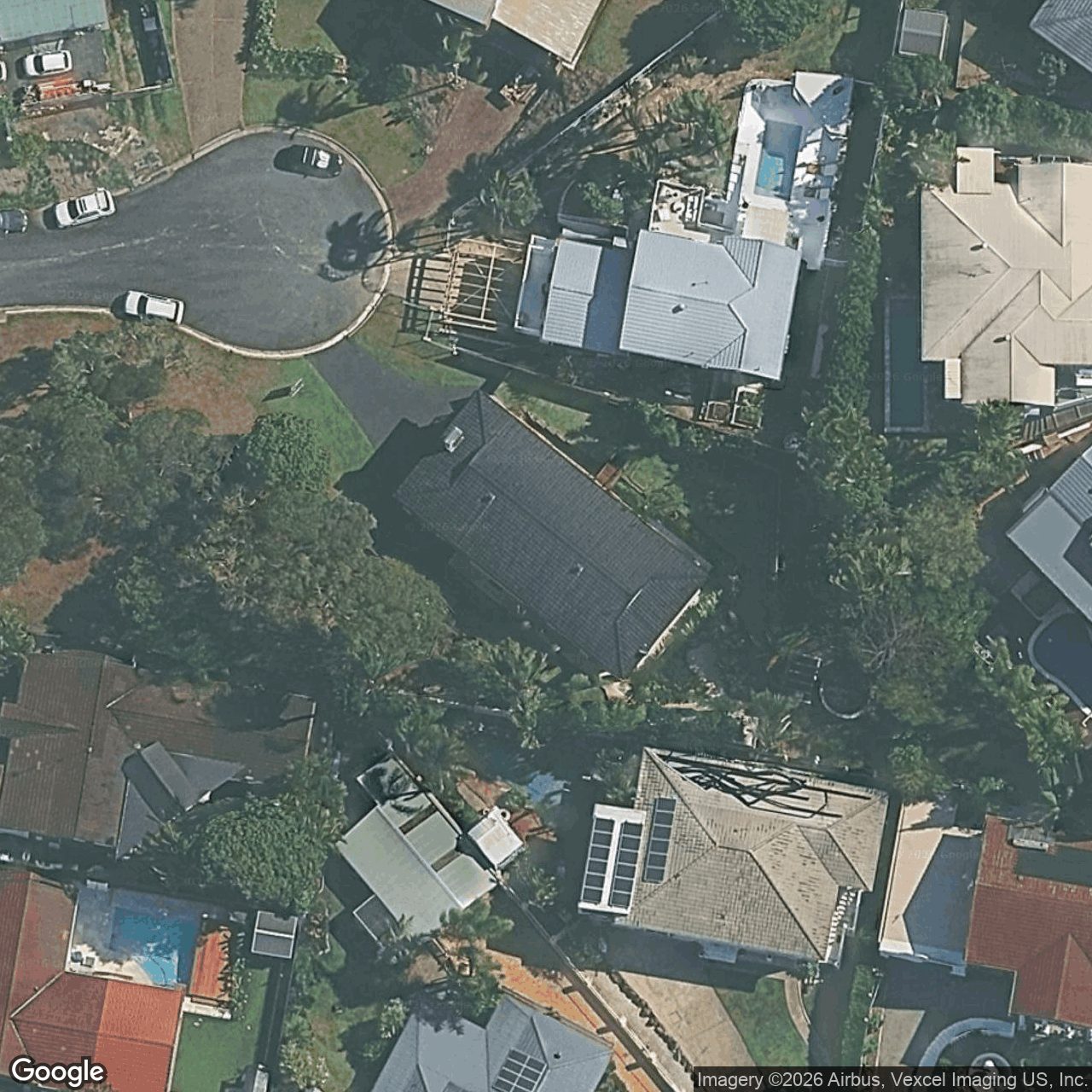 Aerial view of 3 Yvonne Court, Miami QLD 4220