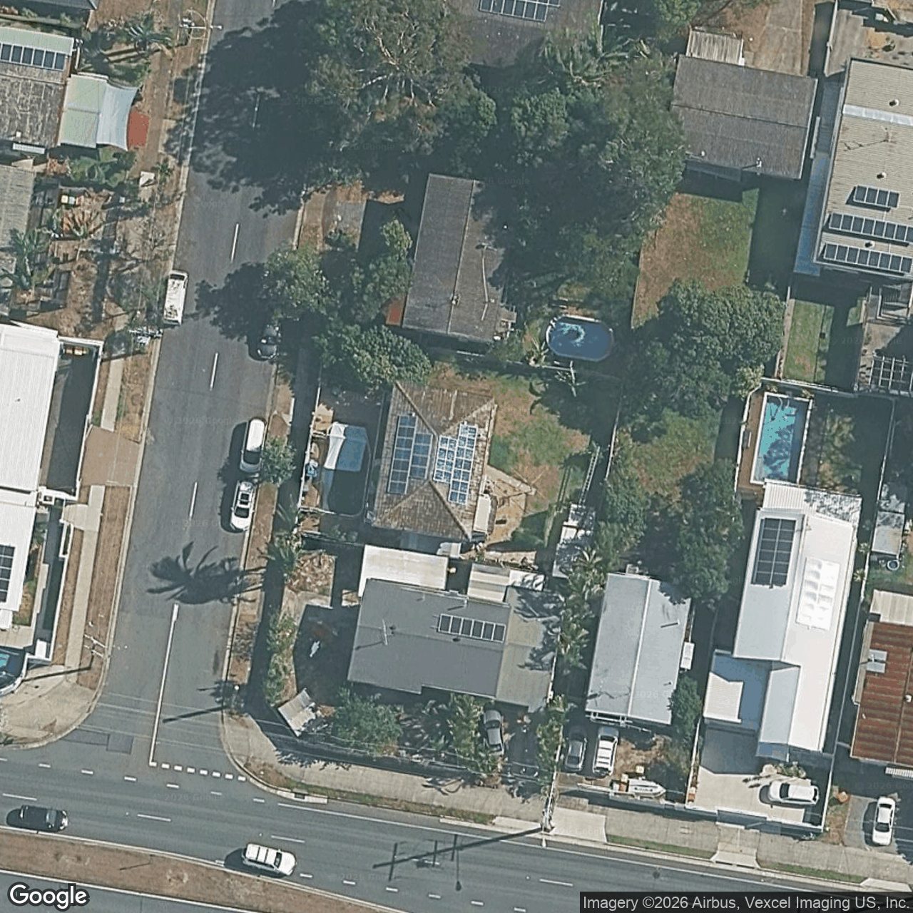 Aerial view of 3 Alec Avenue, Miami QLD 4220