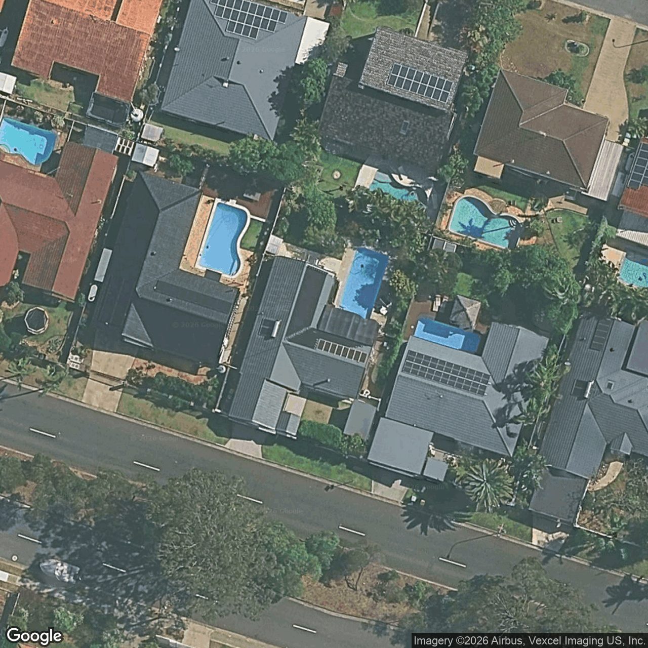 Aerial view of 7 Lutana Avenue, Miami QLD 4220
