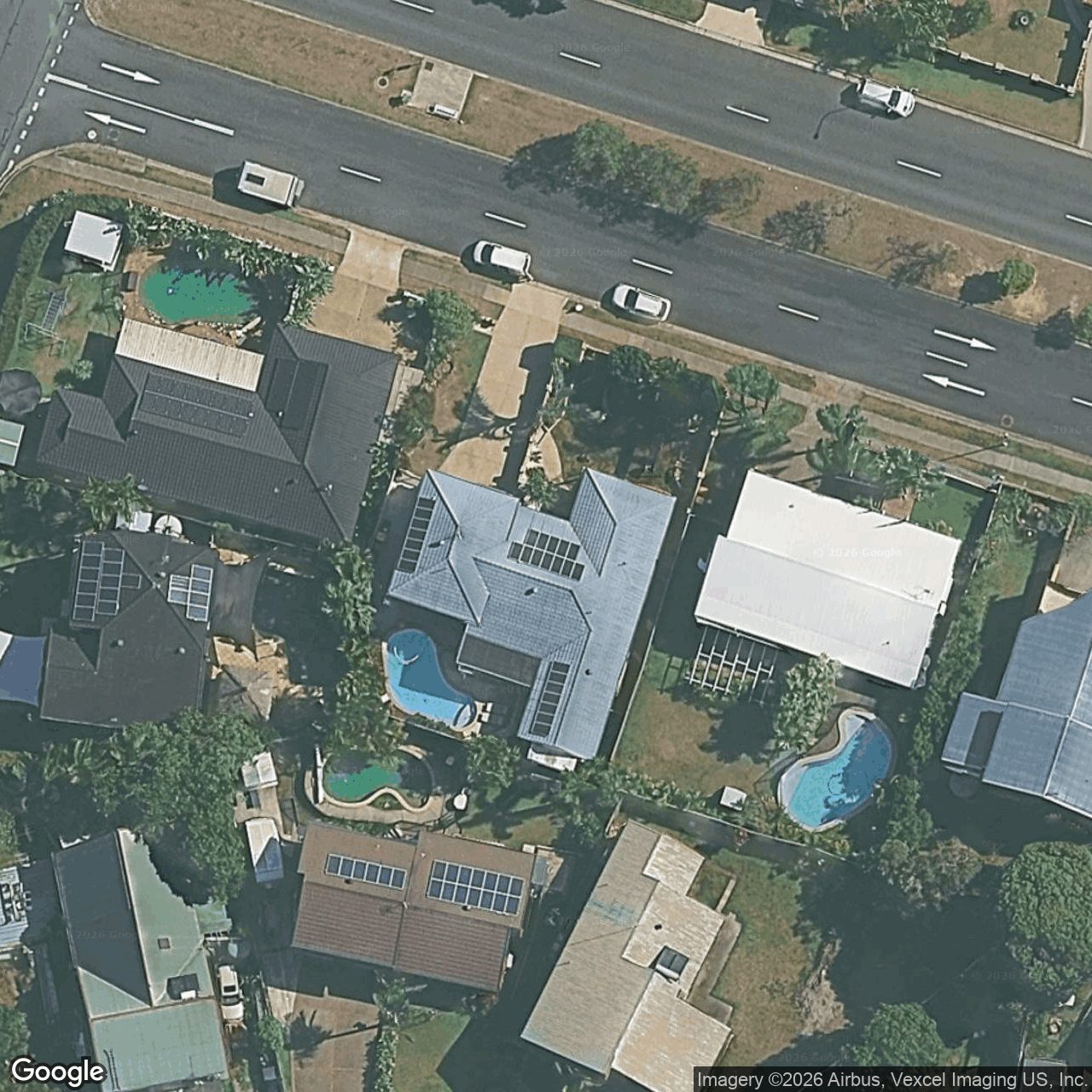 Aerial view of 26 Lutana Avenue, Miami QLD 4220