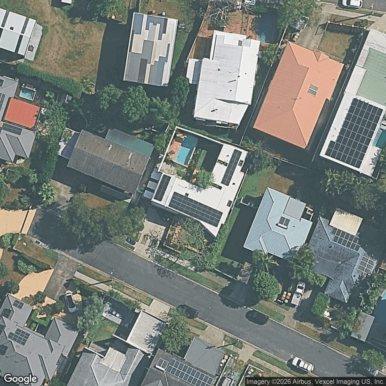 Aerial view of 7 Cantala Avenue, Miami QLD 4220