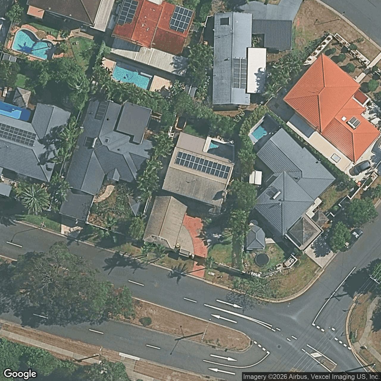 Aerial view of 1 Lutana Avenue, Miami QLD 4220