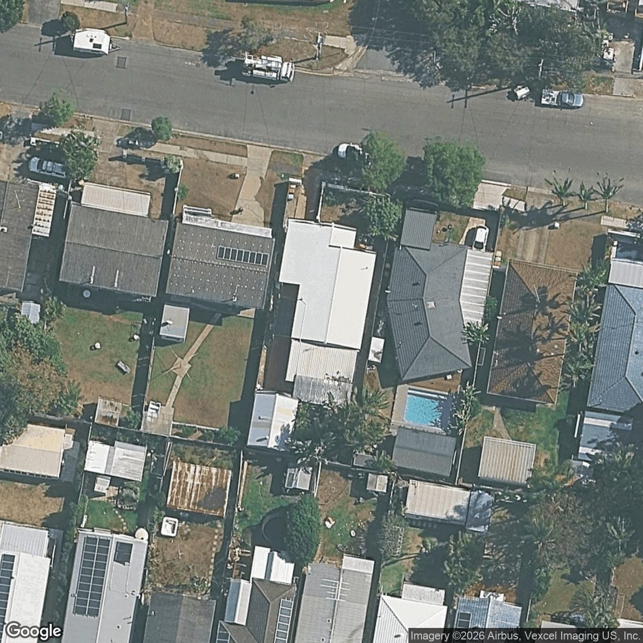 Aerial view of 28 Kallay Street, Miami QLD 4220