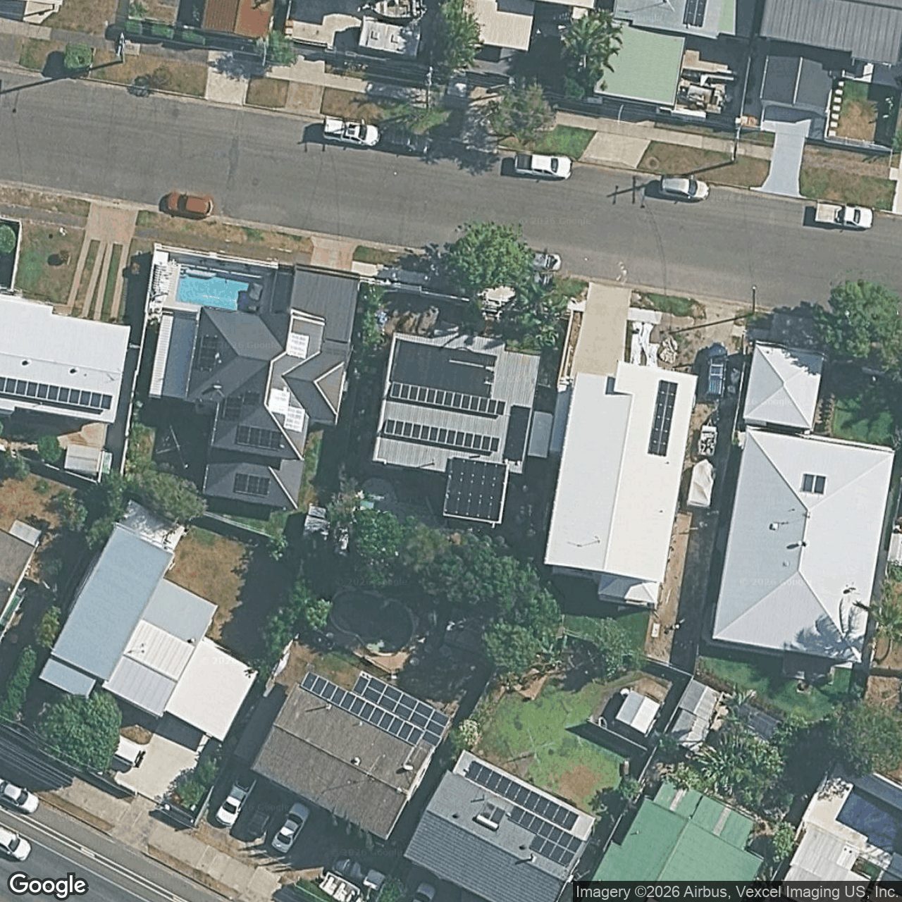Aerial view of 58 Kallay Street, Miami QLD 4220