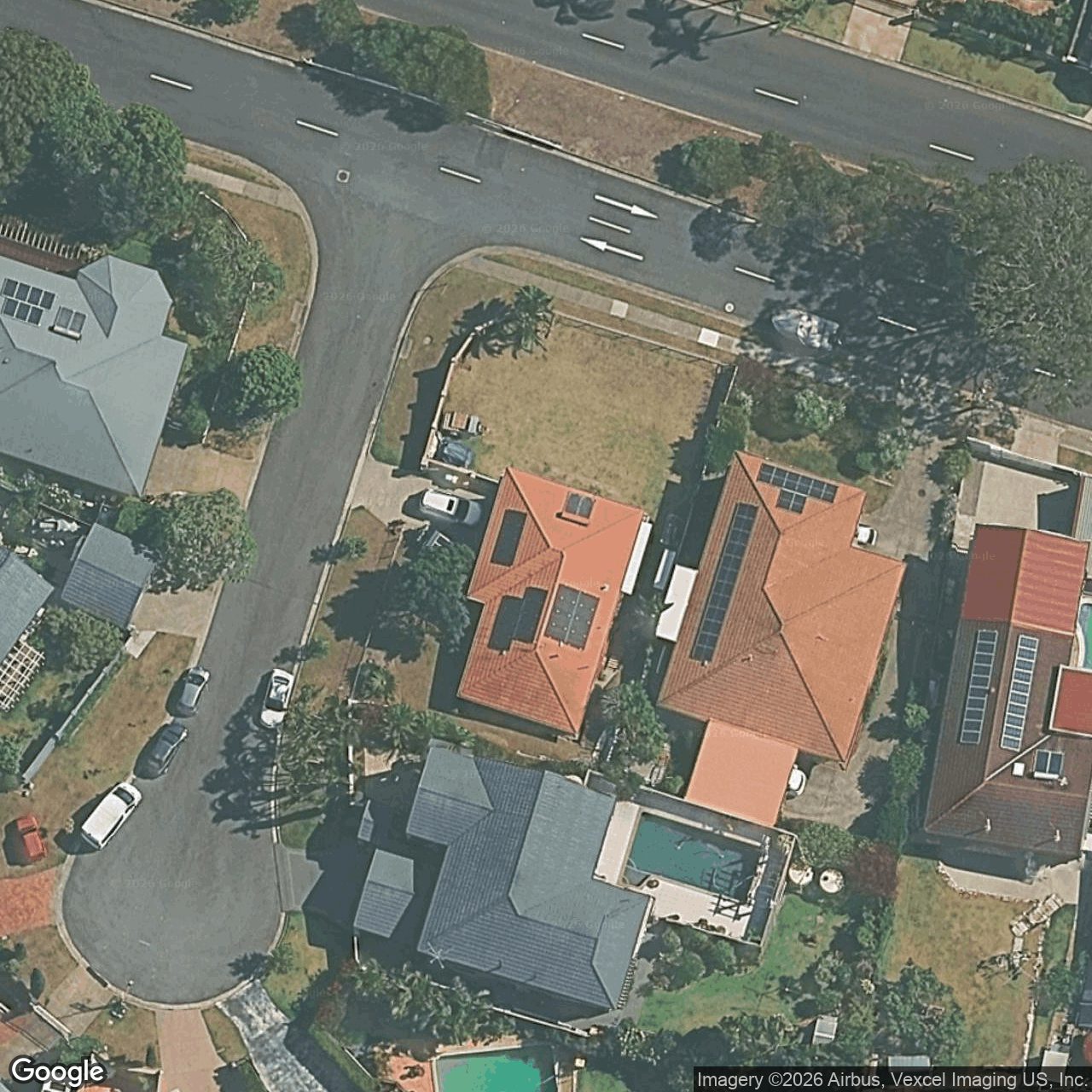 Aerial view of 2 Kaydee Court, Miami QLD 4220