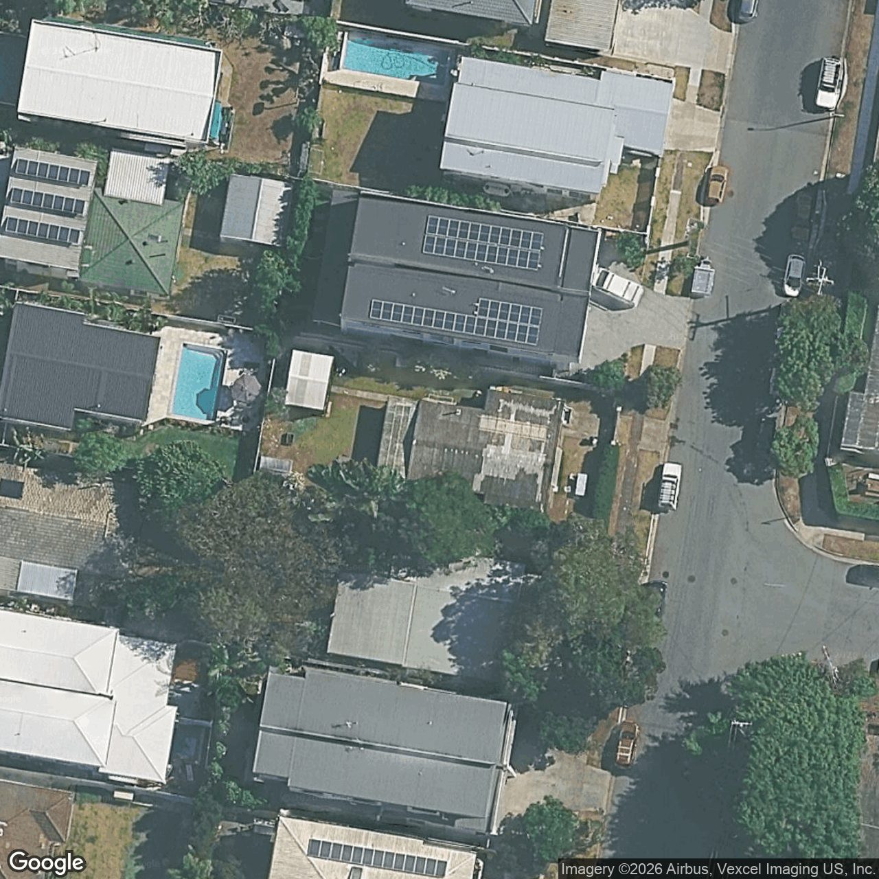 Aerial view of 12 Peter Parade, Miami QLD 4220
