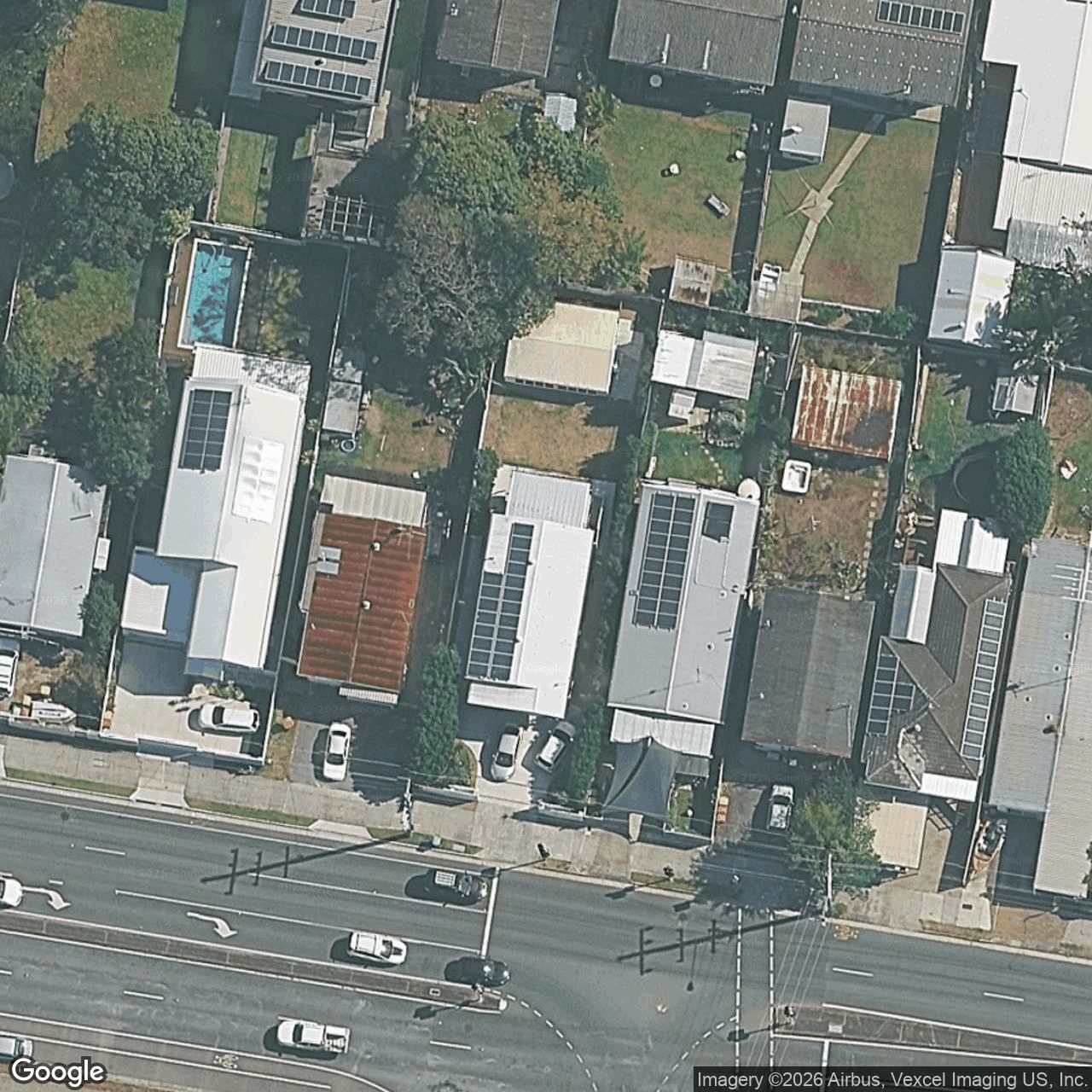 Aerial view of 49 Pacific Avenue, Miami QLD 4220