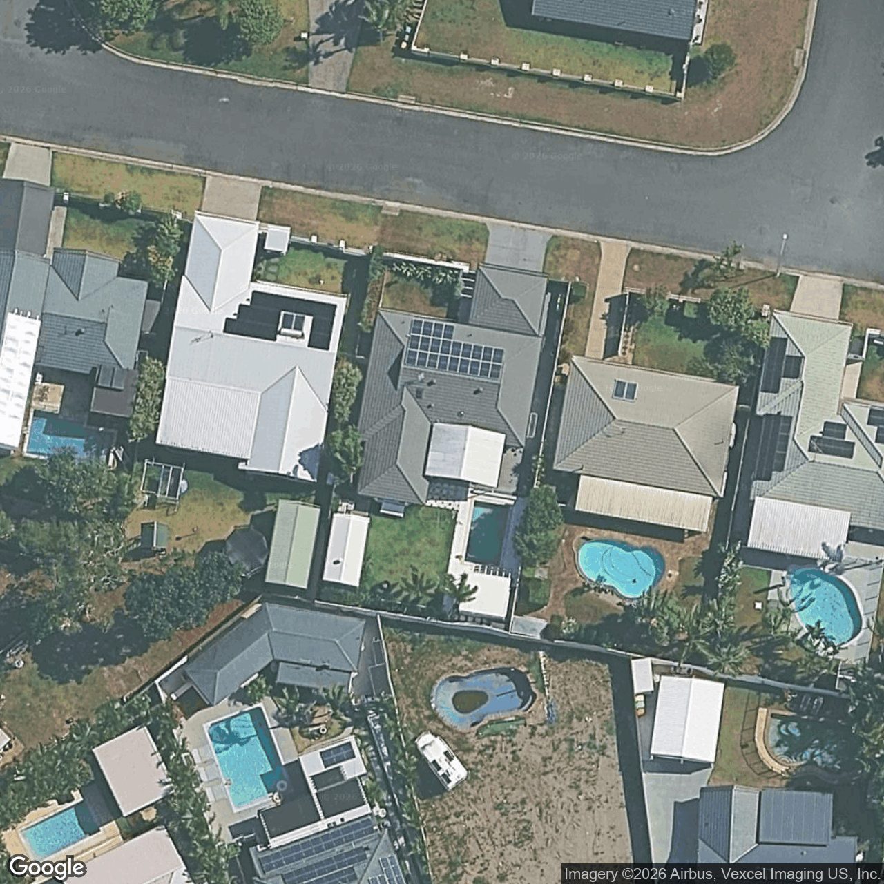Aerial view of 12 Joeith Court, Miami QLD 4220