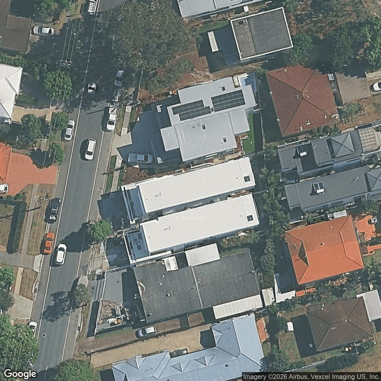 Aerial view of 33B Nobby Parade, Miami QLD 4220