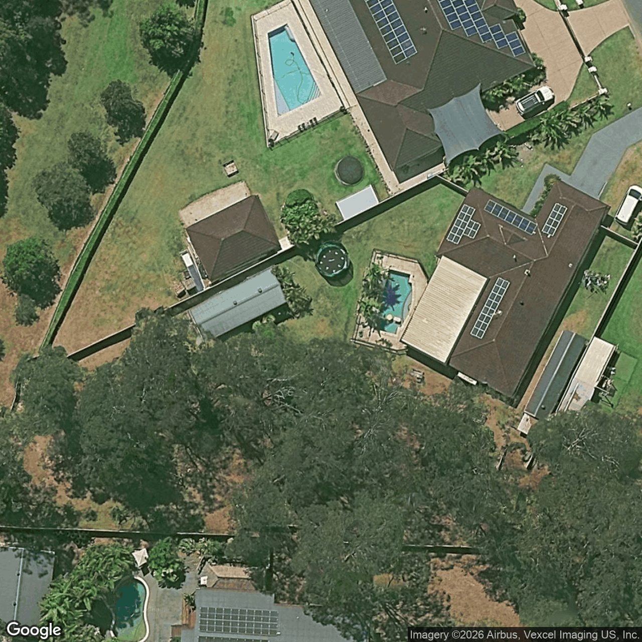 Aerial view of 5 Creek Flat Road, Mount Nathan QLD 4211