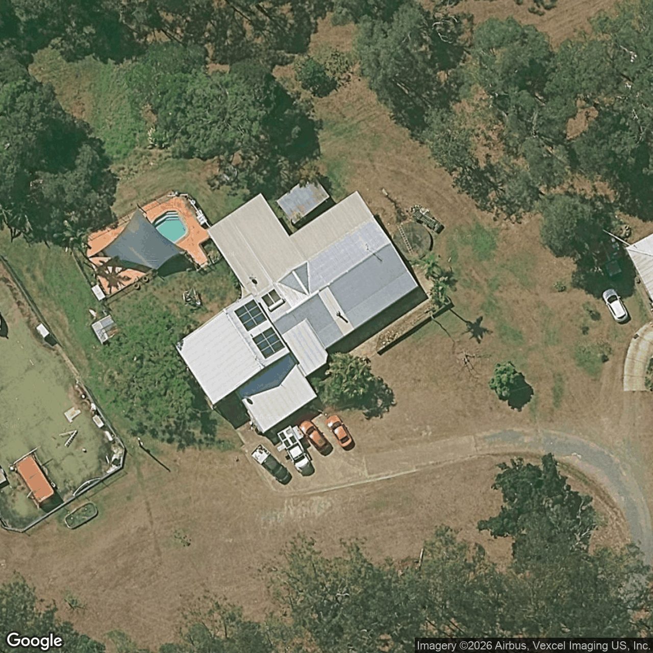 Aerial view of 65 Shepherd Hill Lane, Mount Nathan QLD 4211