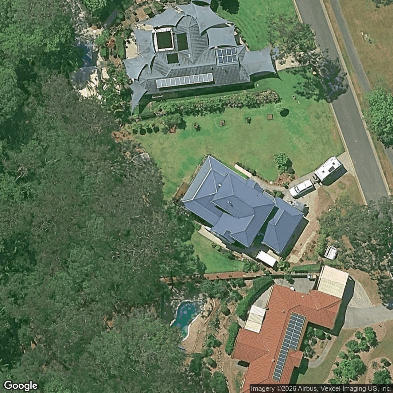 Aerial view of 3 Lords Avenue, Mount Nathan QLD 4211