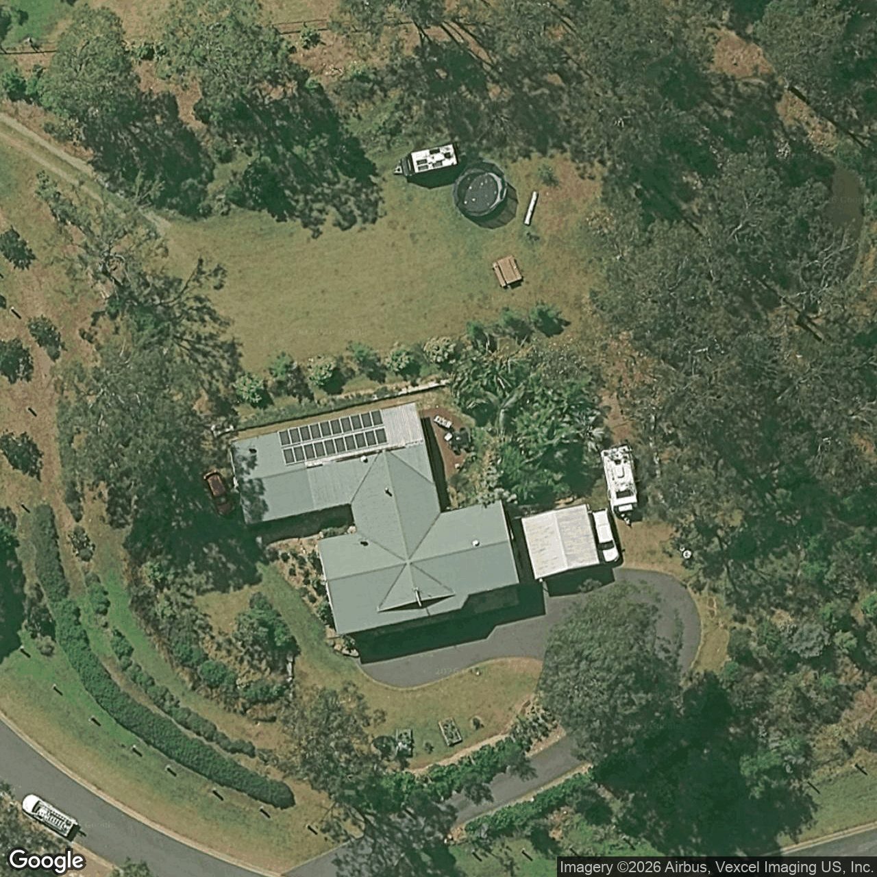 Aerial view of 18 Parma Court, Mount Nathan QLD 4211