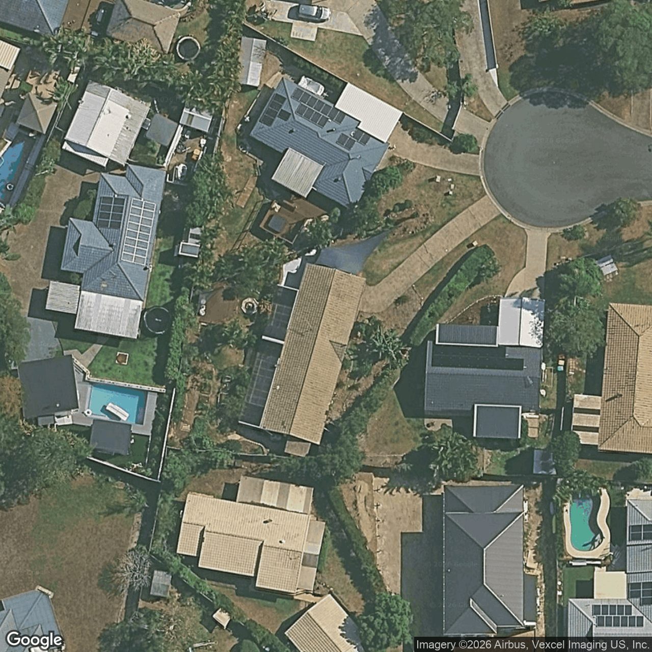 Aerial view of 6 Injune Place, Mudgeeraba QLD 4213