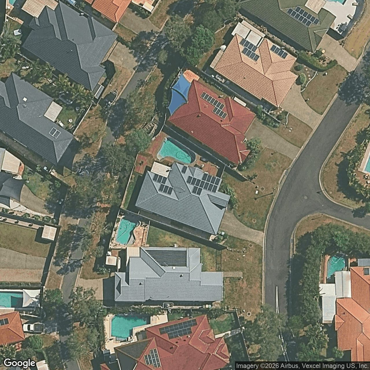 Aerial view of 6 Lumley Street, Mudgeeraba QLD 4213