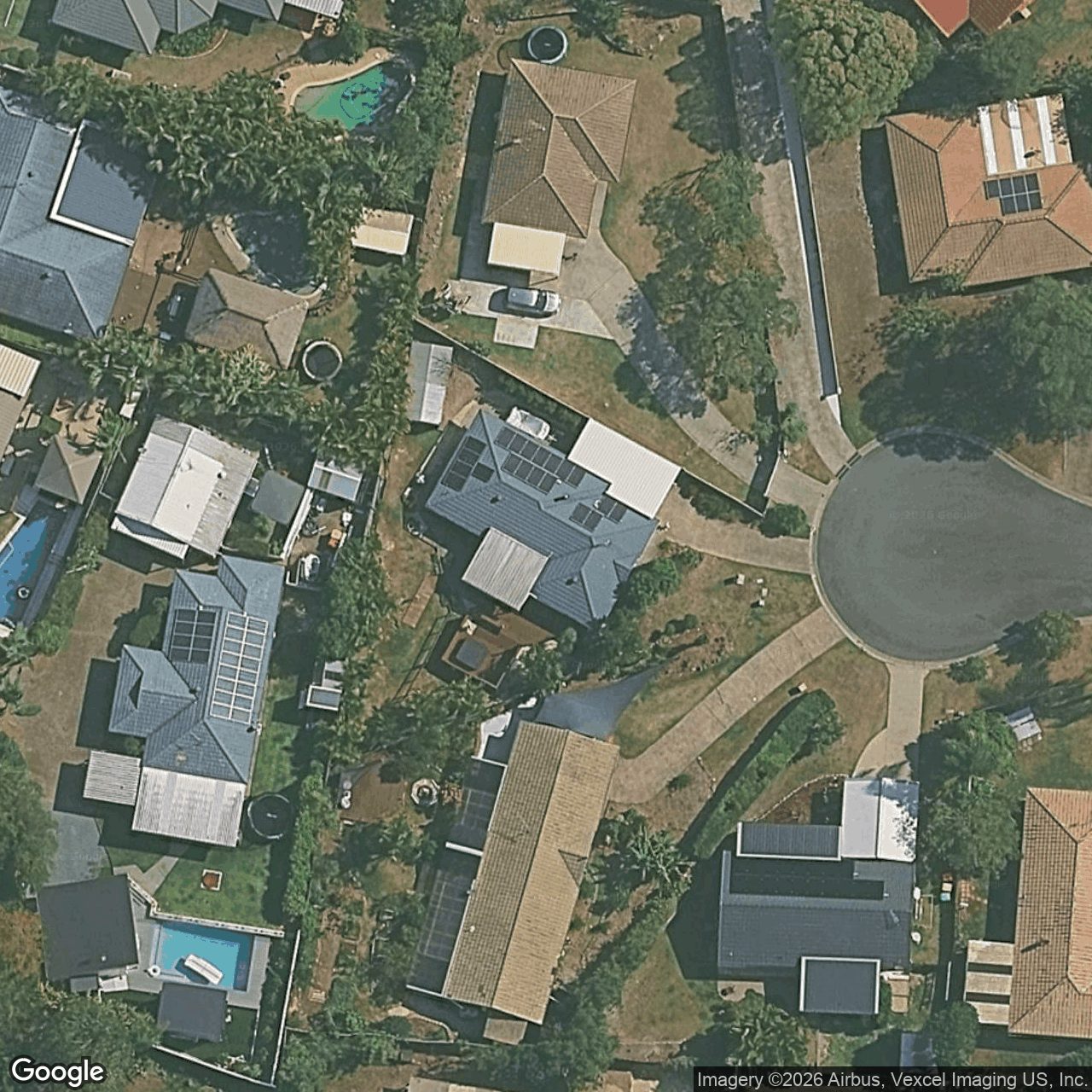 Aerial view of 7 Injune Place, Mudgeeraba QLD 4213