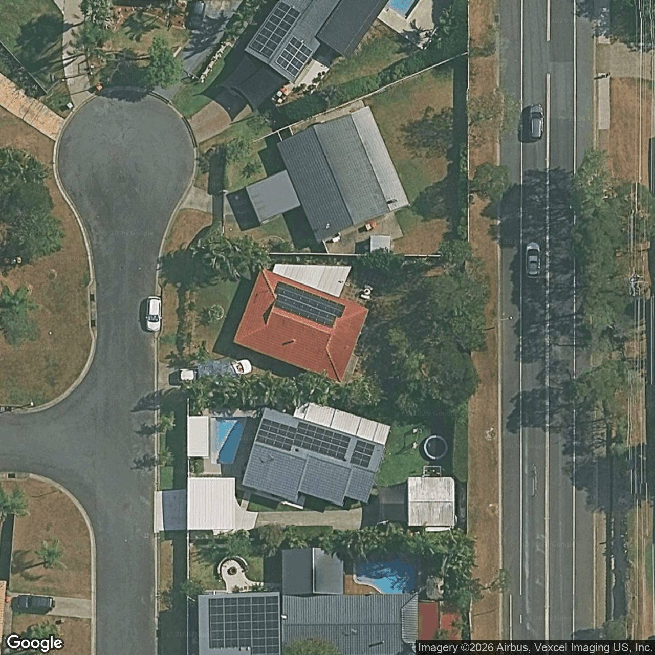 Aerial view of 8 Birdsville Street, Mudgeeraba QLD 4213