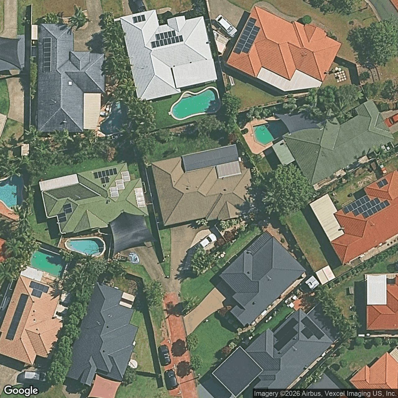 Aerial view of 54 Ellis Drive, Mudgeeraba QLD 4213