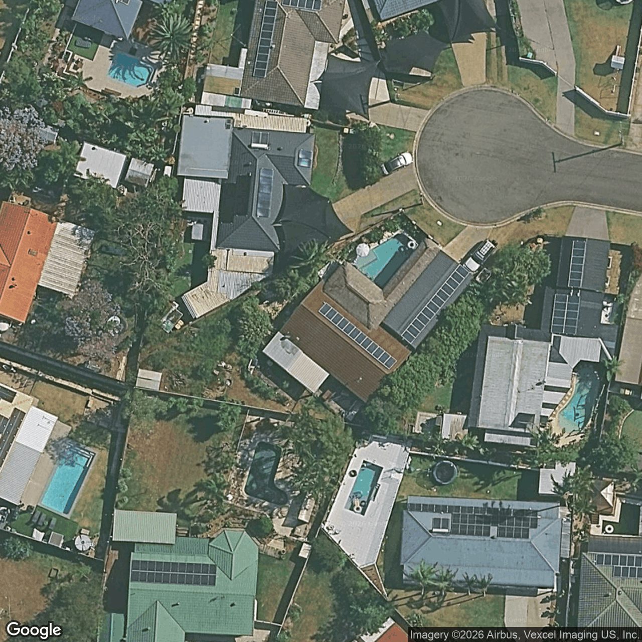 Aerial view of 8 Bundgee Court, Mudgeeraba QLD 4213