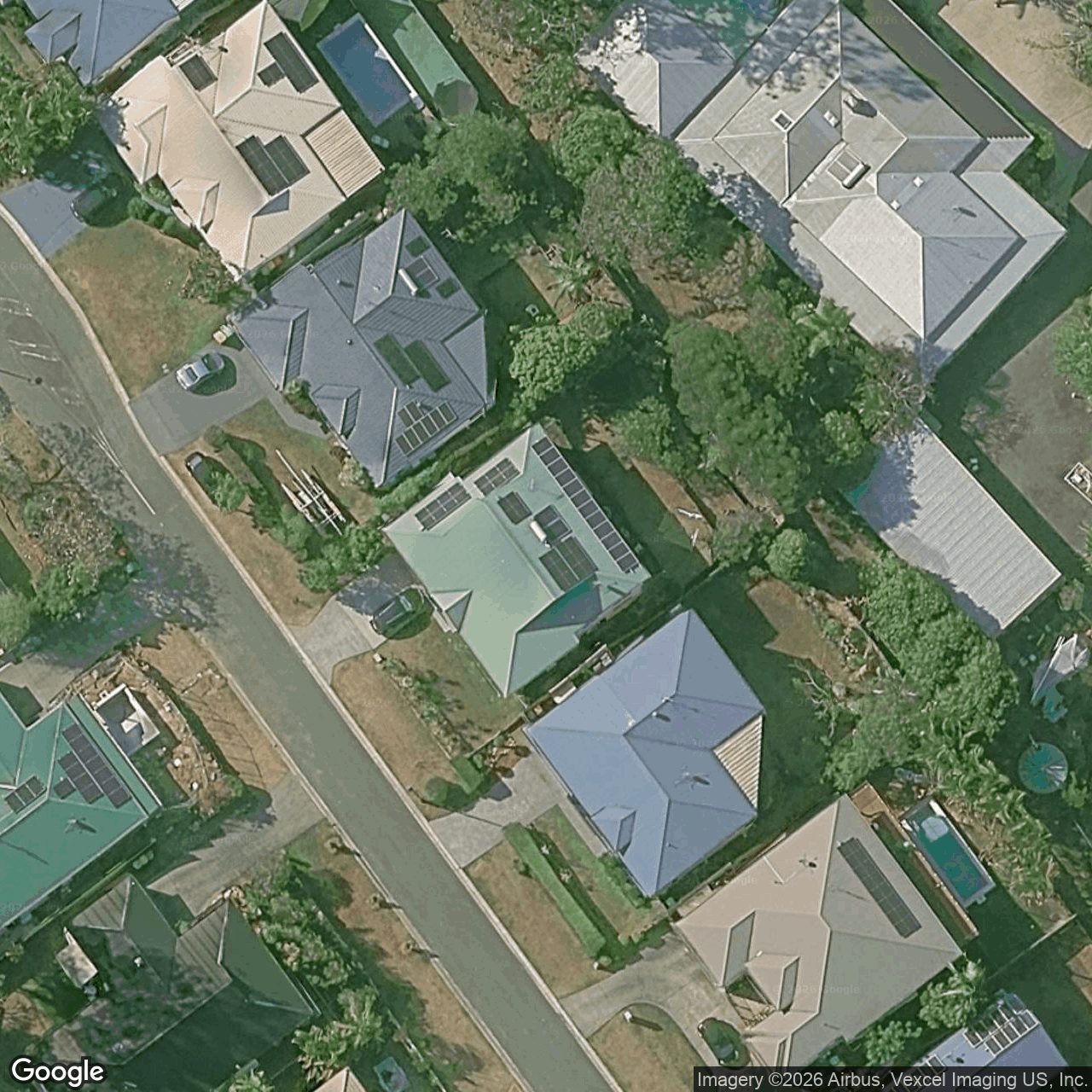 Aerial view of 10 Kerala Court, Mudgeeraba QLD 4213