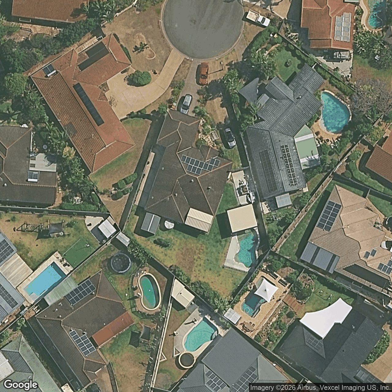 Aerial view of 14 Holterman Court, Mudgeeraba QLD 4213