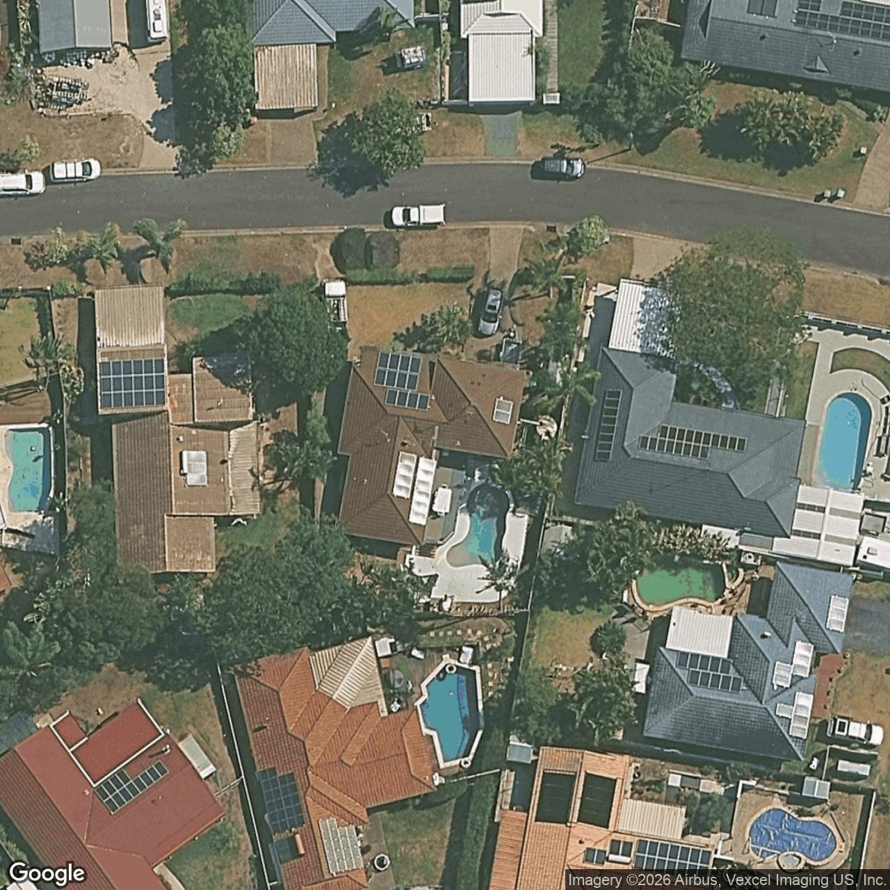 Aerial view of 4 Holterman Court, Mudgeeraba QLD 4213