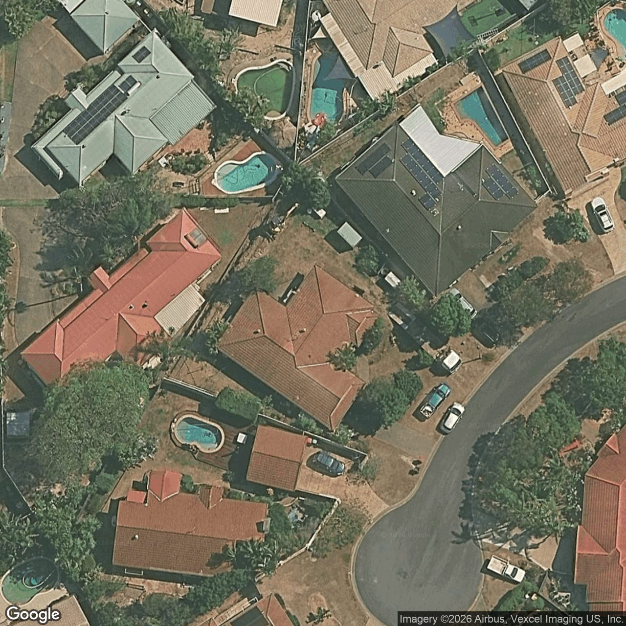Aerial view of 15 Holterman Court, Mudgeeraba QLD 4213
