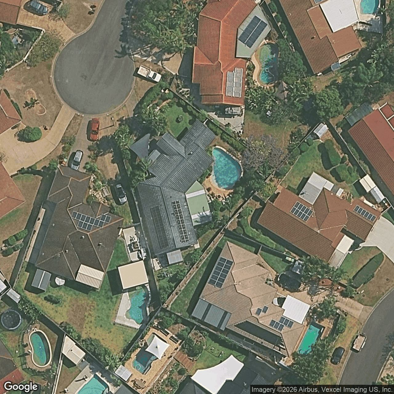 Aerial view of 12 Holterman Court, Mudgeeraba QLD 4213