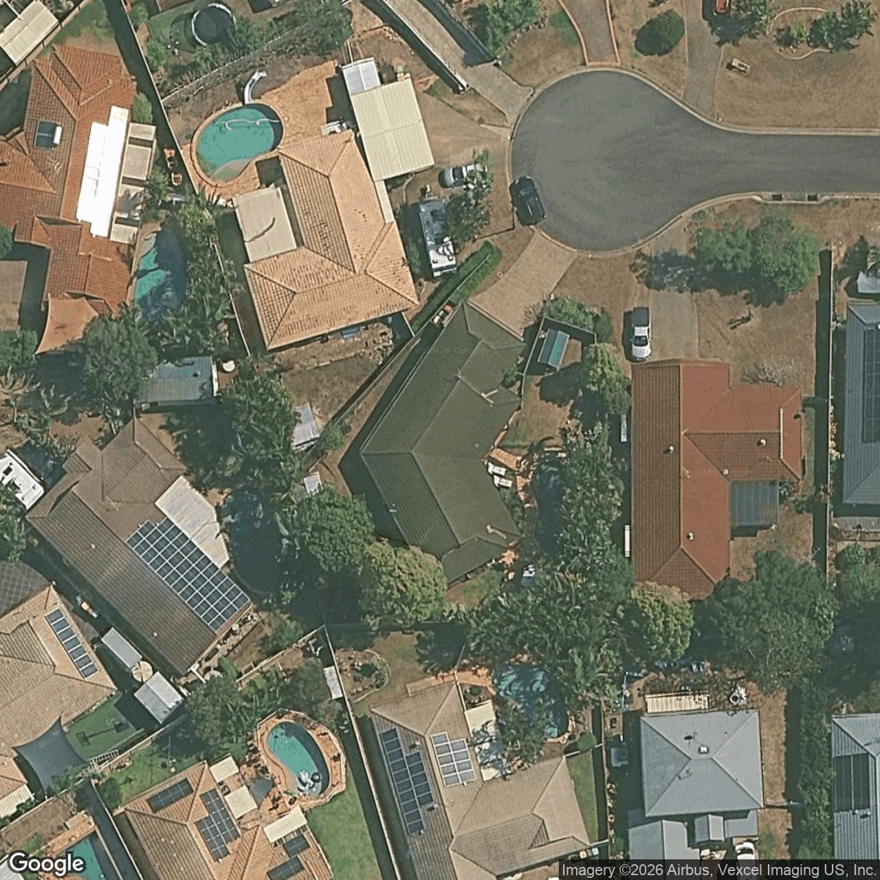 Aerial view of 10 Lalor Court, Mudgeeraba QLD 4213