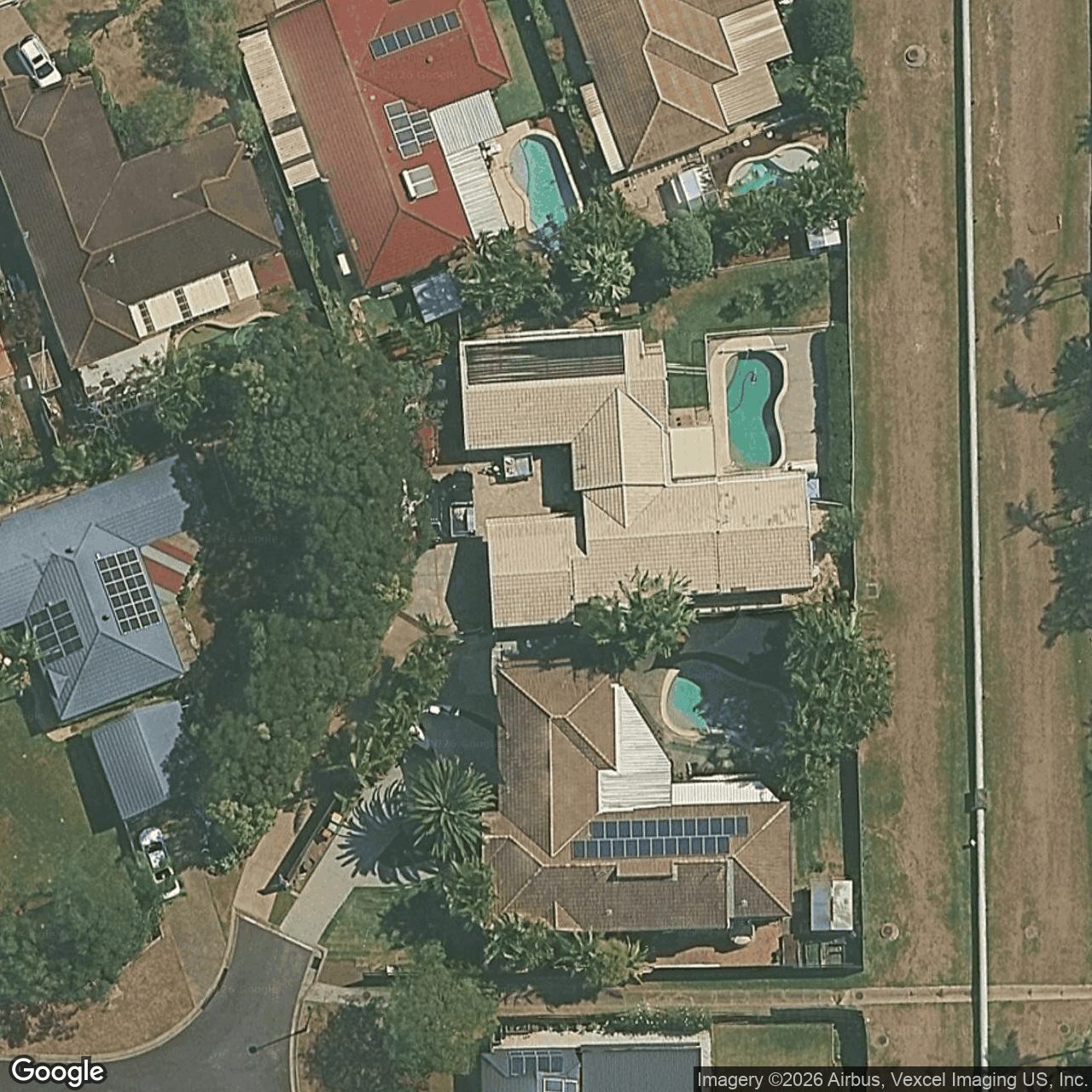 Aerial view of 4 Ophir Court, Mudgeeraba QLD 4213