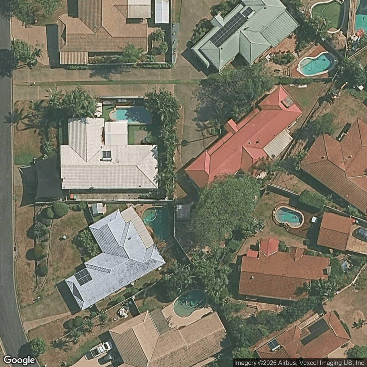 Aerial view of 10 Colonial Court, Mudgeeraba QLD 4213