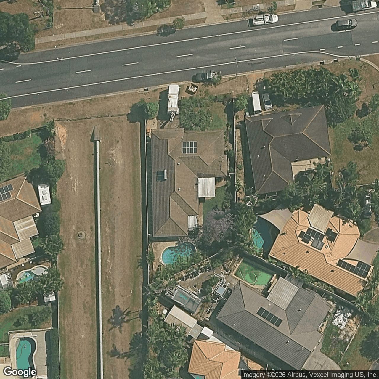 Aerial view of 129 Wallandra Road, Mudgeeraba QLD 4213