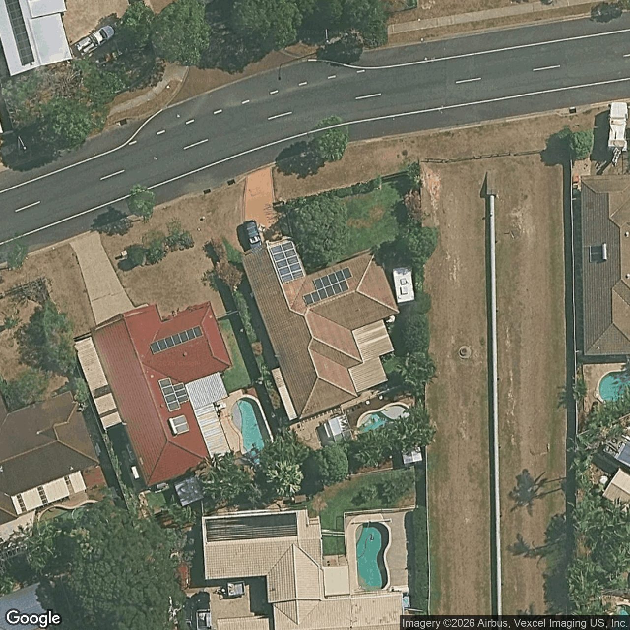 Aerial view of 125 Wallandra Road, Mudgeeraba QLD 4213