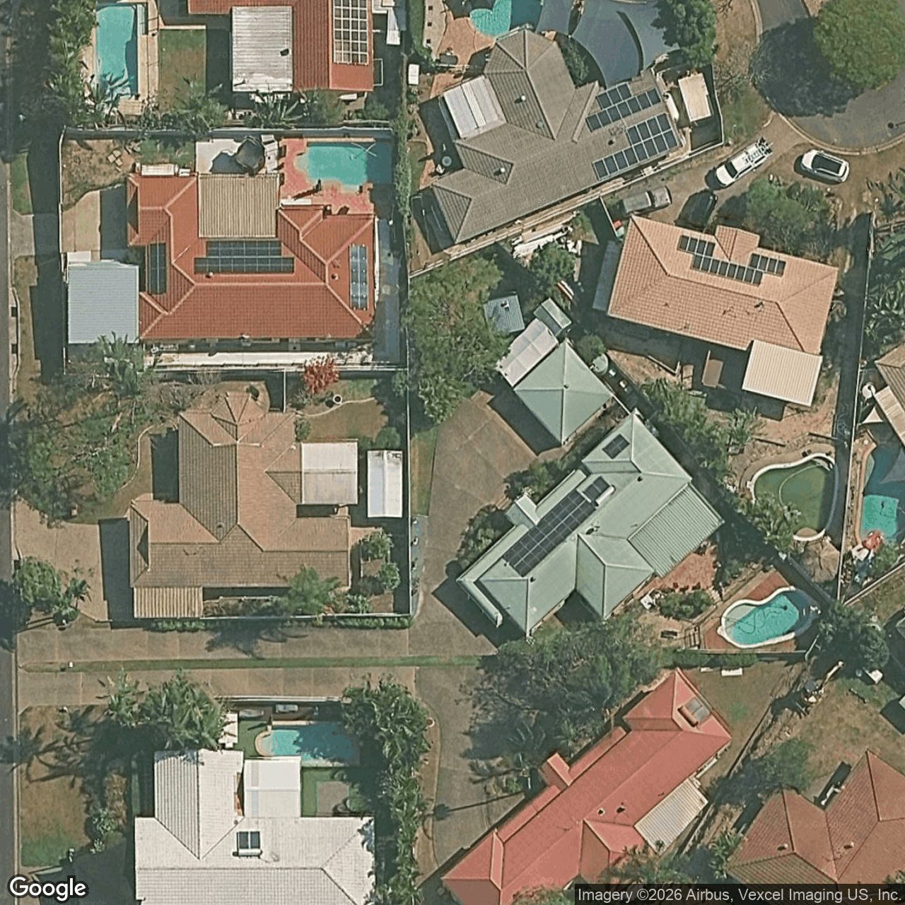 Aerial view of 8 Colonial Court, Mudgeeraba QLD 4213