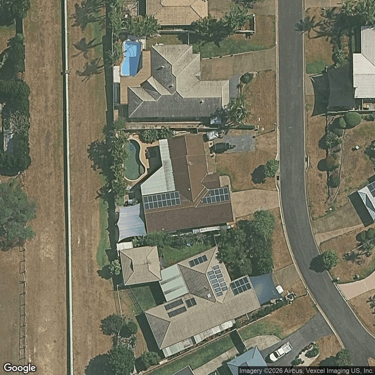 Aerial view of 15 Colonial Court, Mudgeeraba QLD 4213