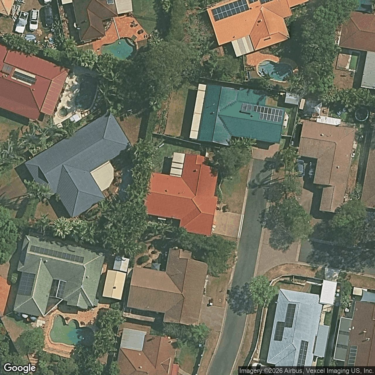 Aerial view of 15 Parklake Drive, Mudgeeraba QLD 4213