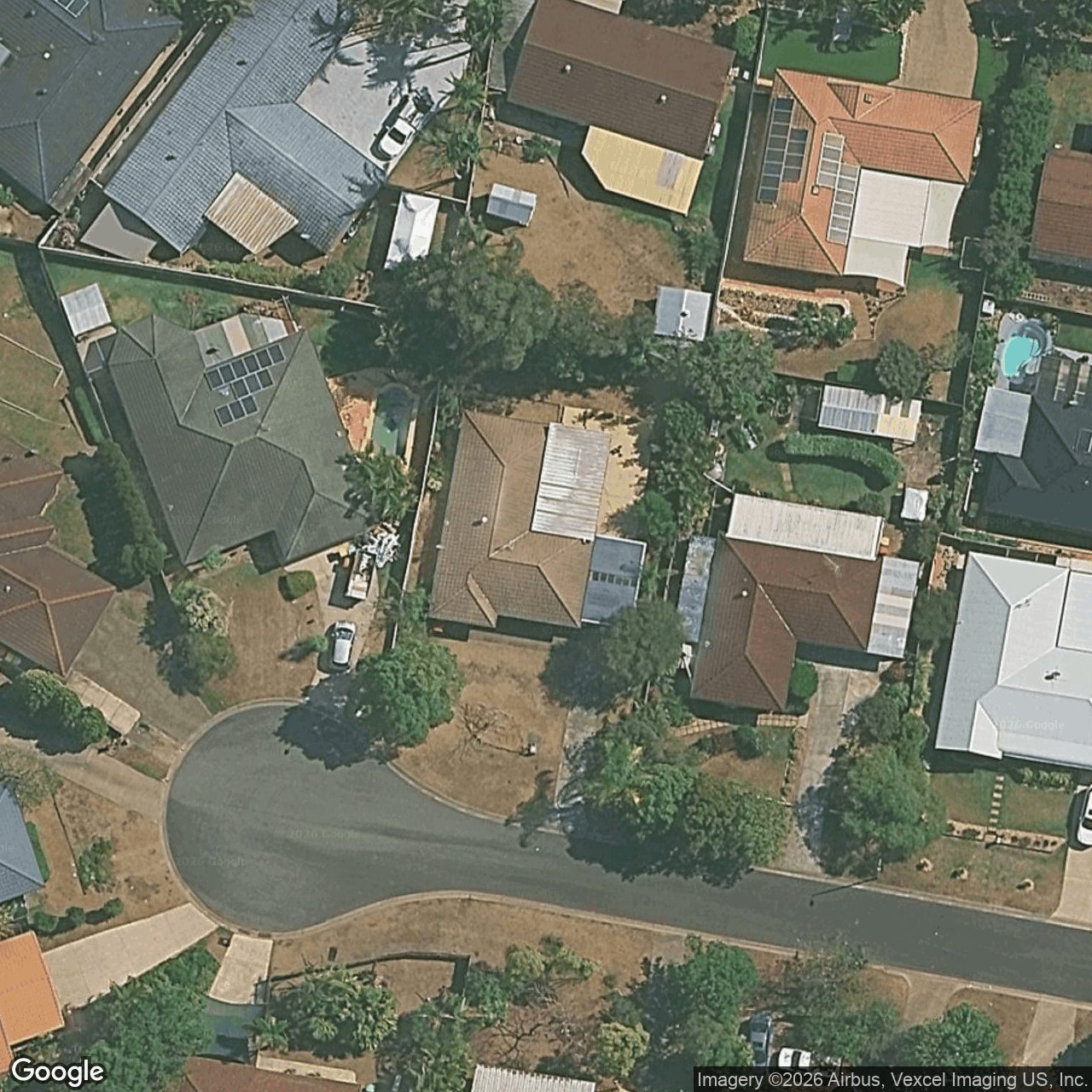 Aerial view of 5 Harrison Court, Mudgeeraba QLD 4213