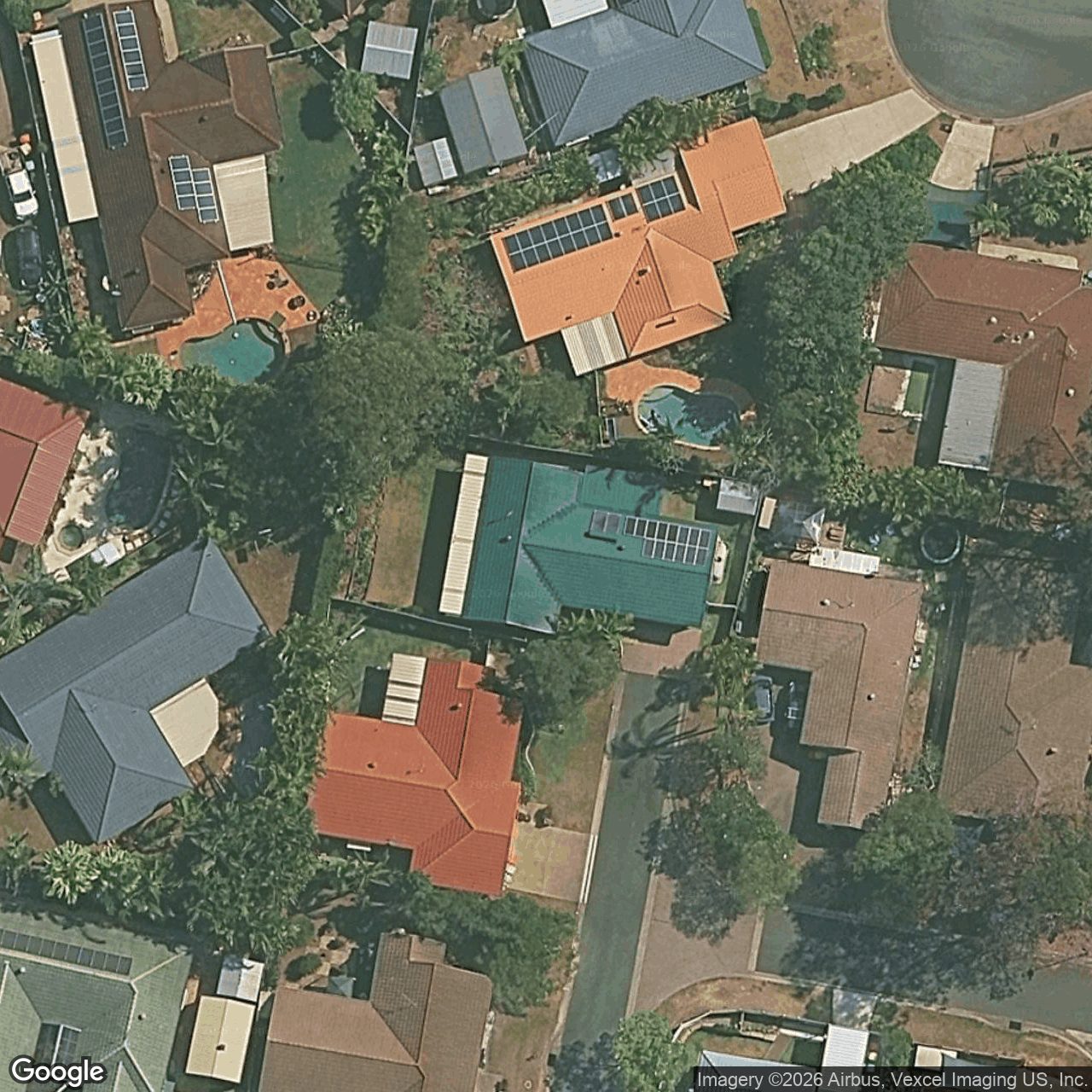 Aerial view of 13 Parklake Drive, Mudgeeraba QLD 4213