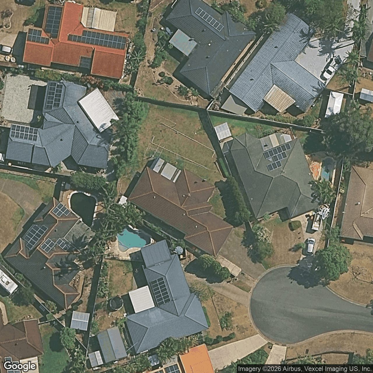 Aerial view of 9 Harrison Court, Mudgeeraba QLD 4213