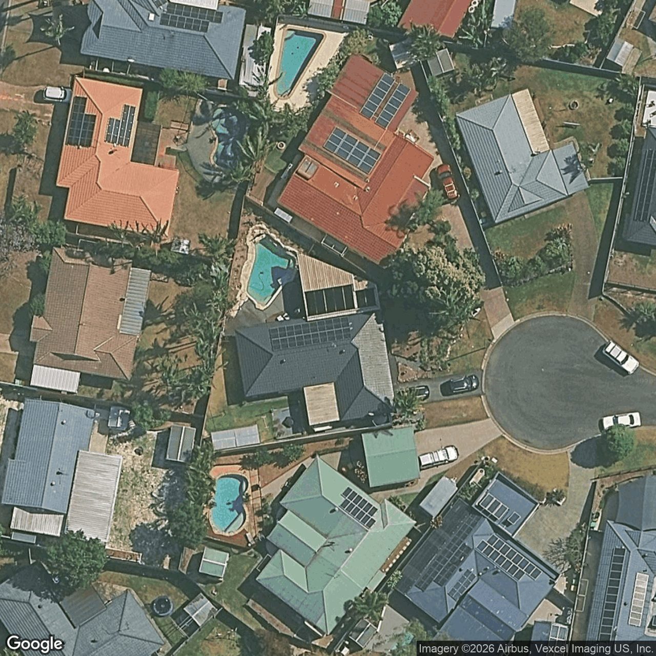 Aerial view of 12 Soma Court, Mudgeeraba QLD 4213