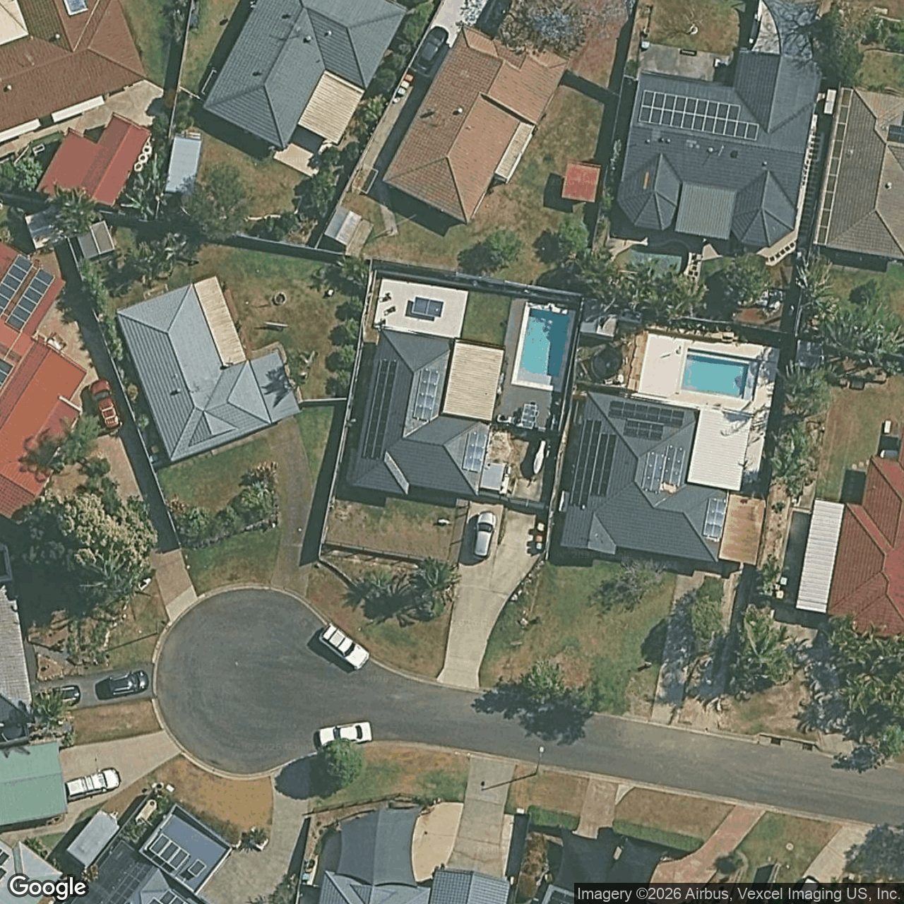Aerial view of 7 Soma Court, Mudgeeraba QLD 4213