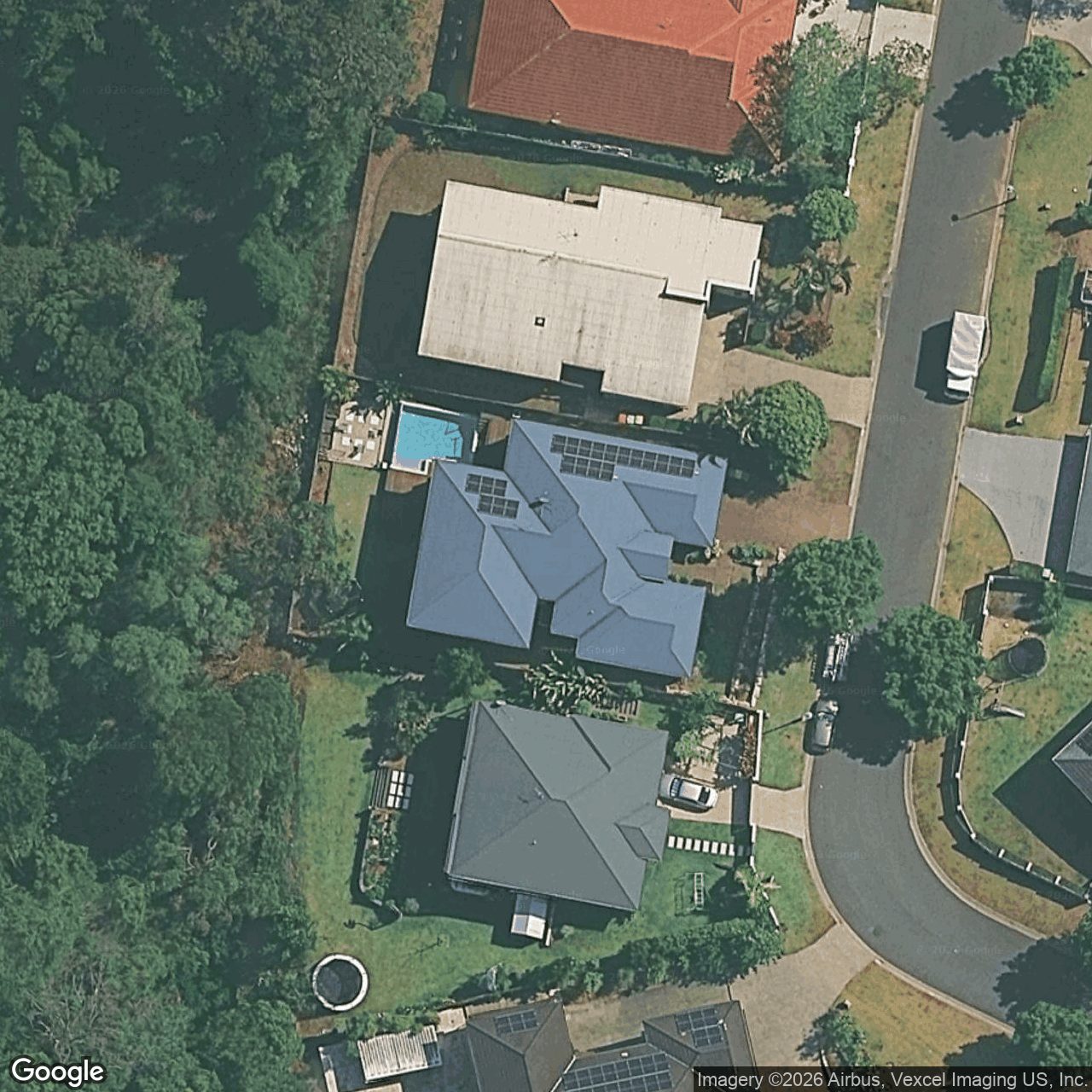 Aerial view of 8 Kerrigan Court, Mudgeeraba QLD 4213