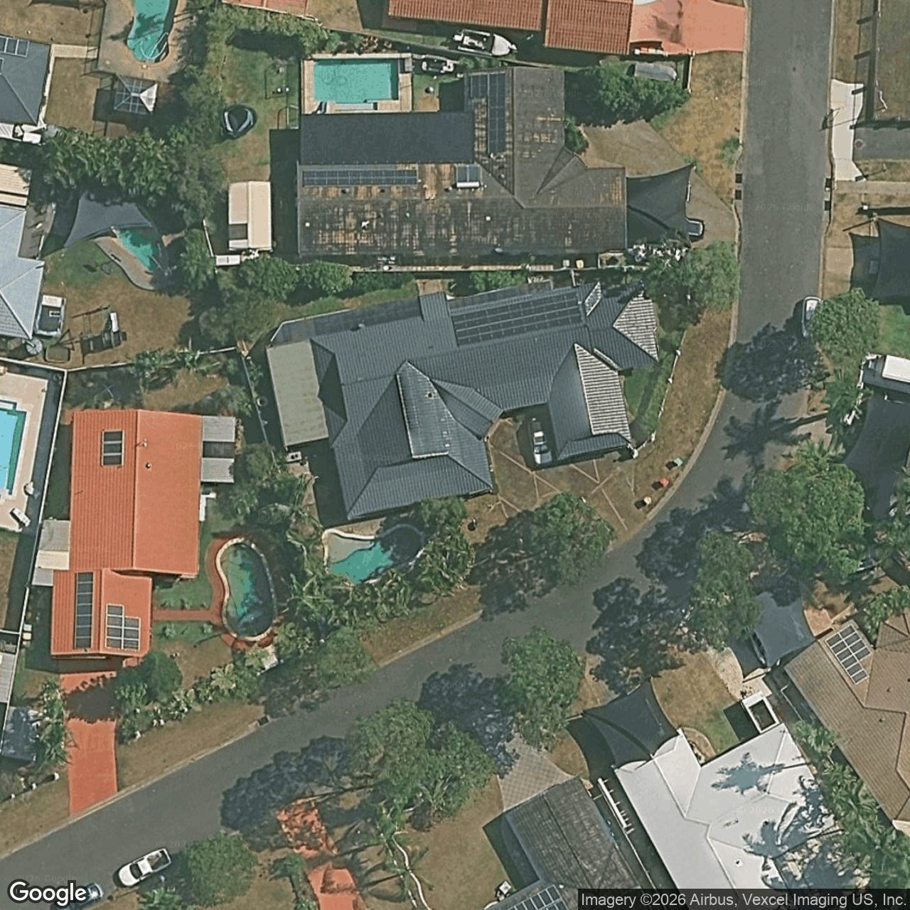 Aerial view of 9 Burke Crescent, Mudgeeraba QLD 4213