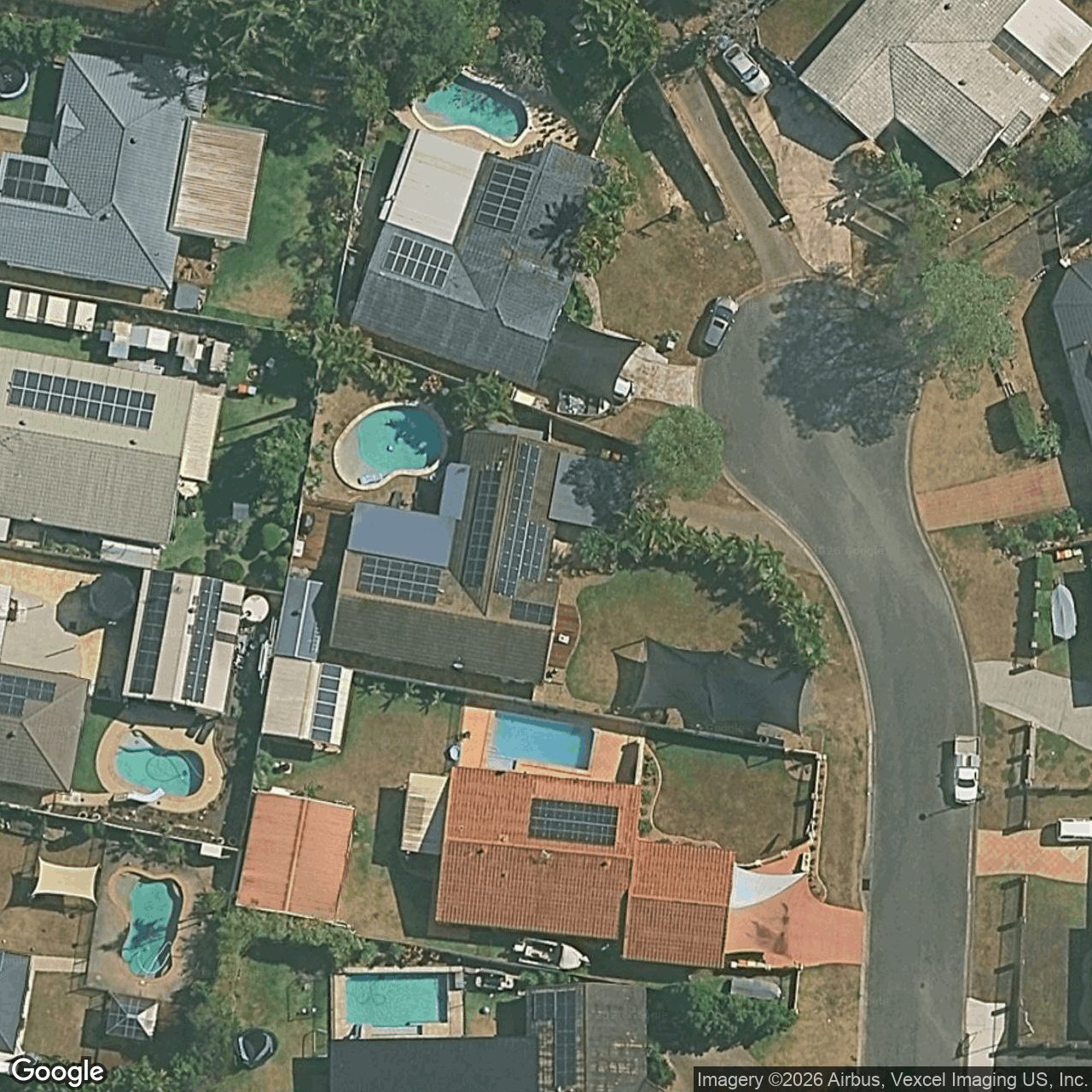 Aerial view of 3 Burke Crescent, Mudgeeraba QLD 4213