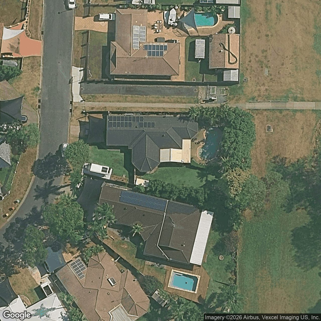 Aerial view of 12 Burke Crescent, Mudgeeraba QLD 4213