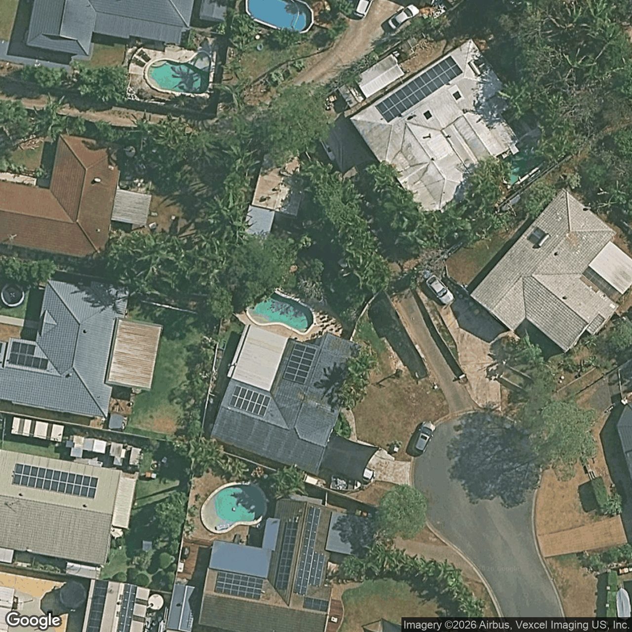 Aerial view of 1 Burke Crescent, Mudgeeraba QLD 4213