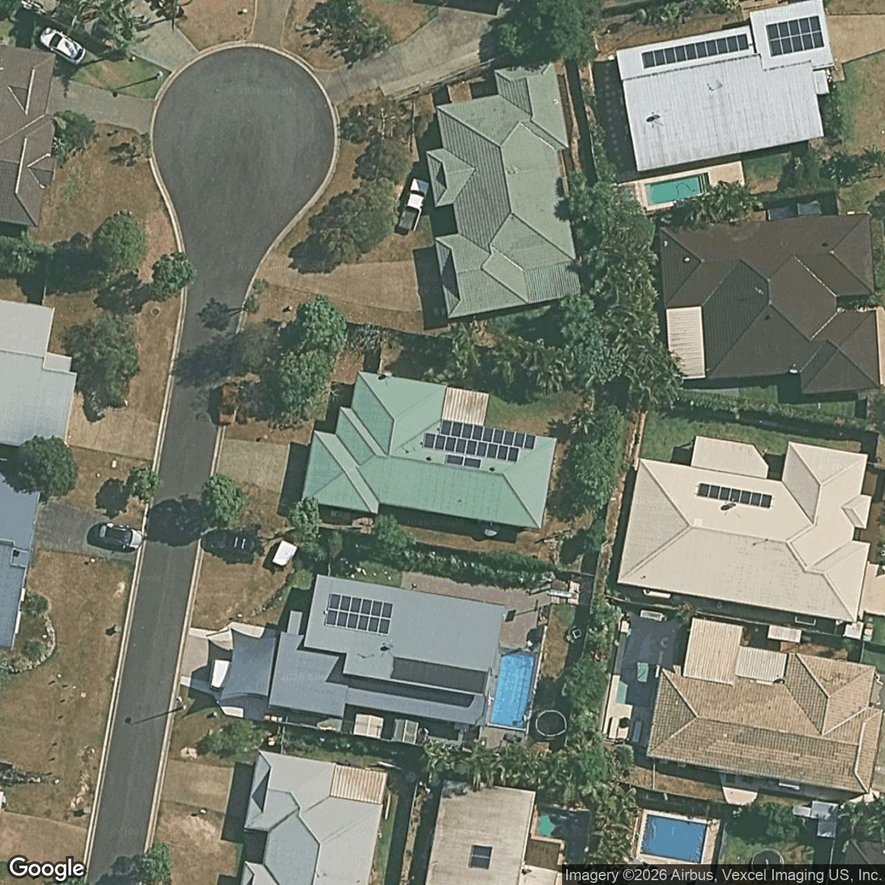 Aerial view of 9 Rathbone Court, Mudgeeraba QLD 4213
