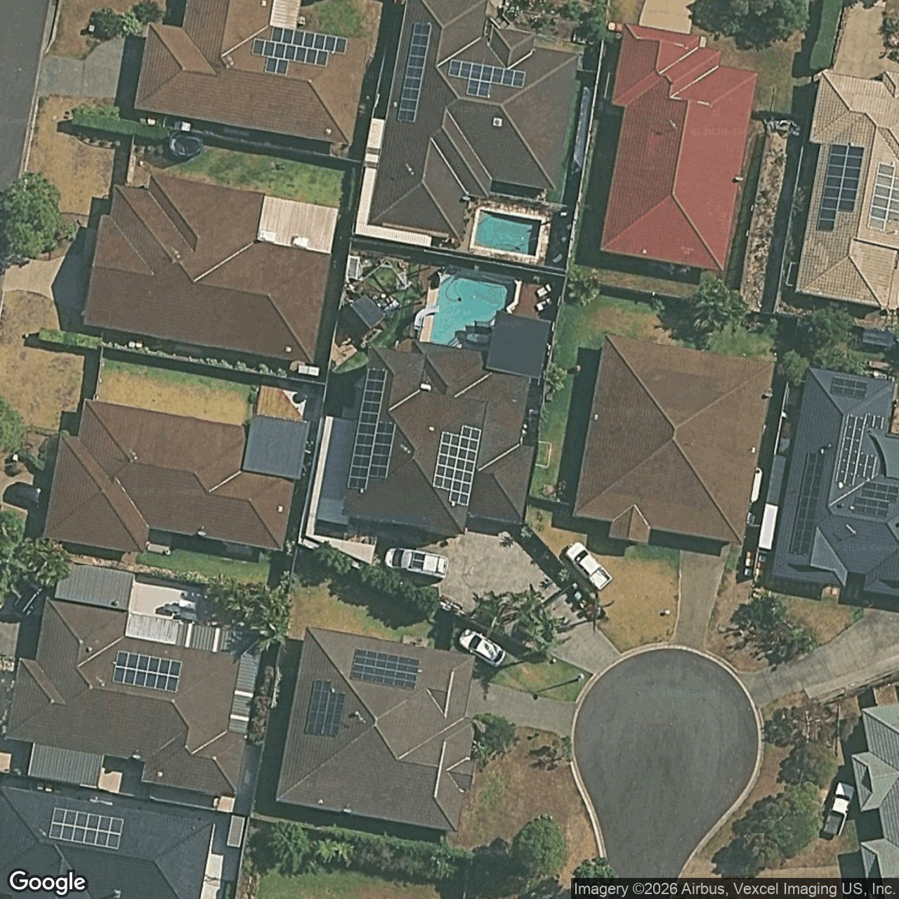 Aerial view of 18 Rathbone Court, Mudgeeraba QLD 4213