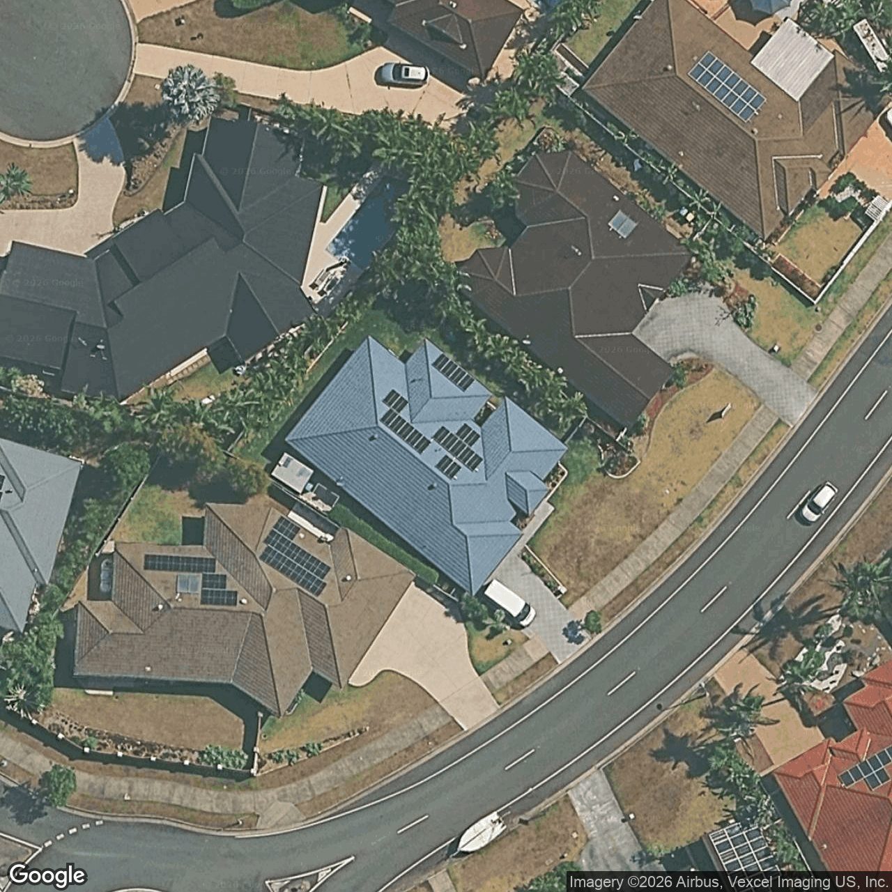 Aerial view of 75 Clover Hill Drive, Mudgeeraba QLD 4213