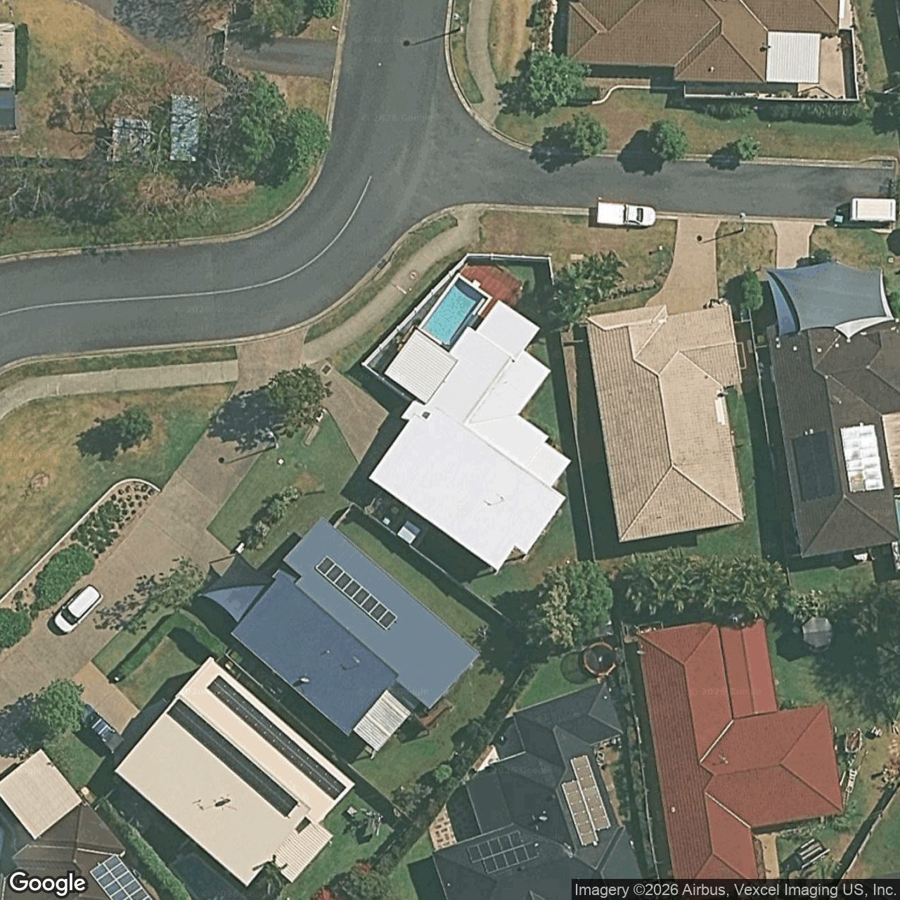 Aerial view of 1 Moss Street, Mudgeeraba QLD 4213